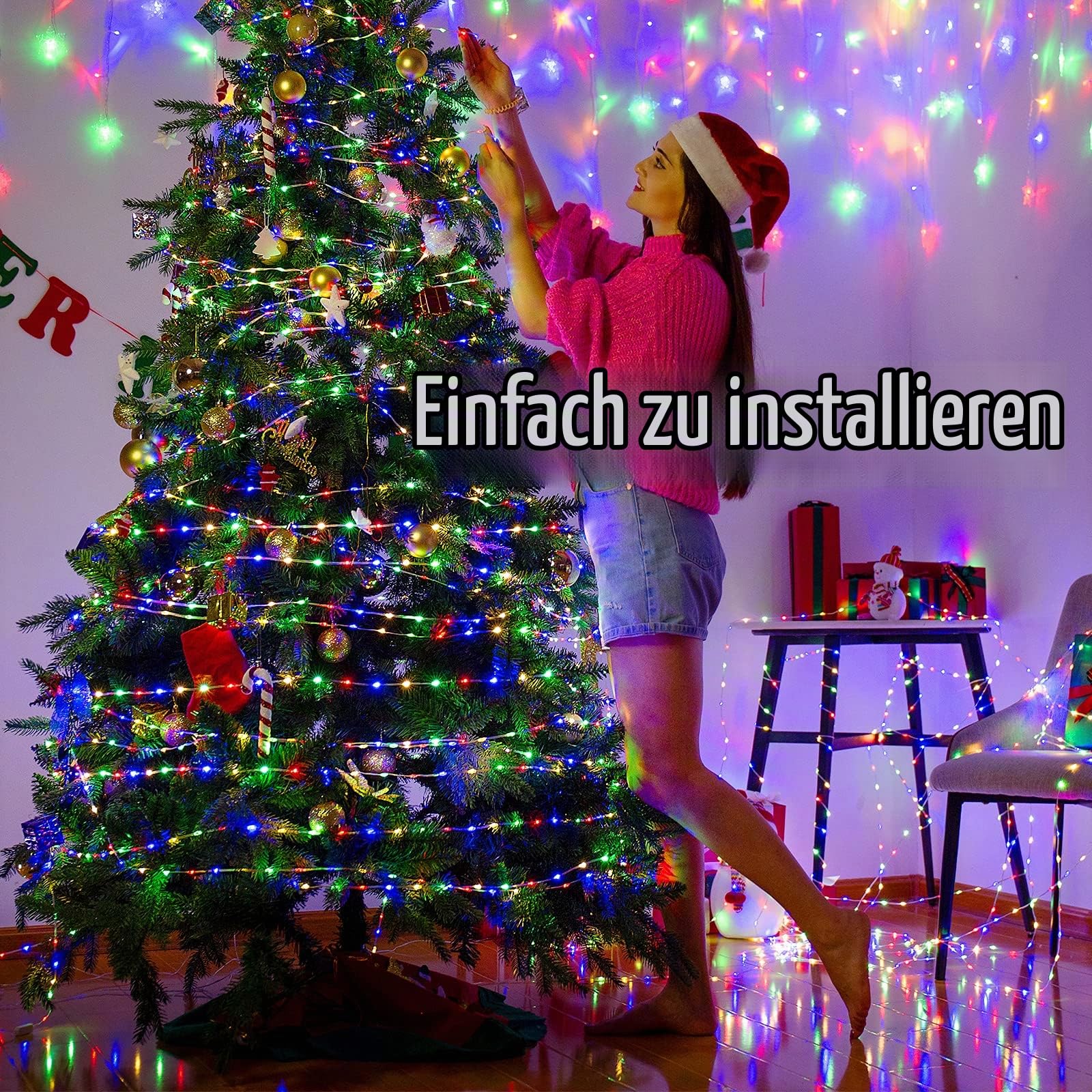 LED-Lichtschlauch für den Außenbereich, 1000 LEDs, 50 m, GlobaLink Lichterschlauch für Weihnachten, IP65, wasserdicht, PVC-Kabelband, 8 Modi, Weihnachtsdekoration, Terrasse, Garten, Hochzeit, Pool