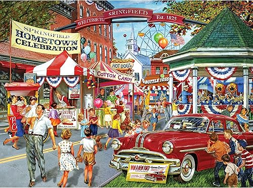 Rompecabezas de 1000 piezas de Back to the Past - Hometown Celebration