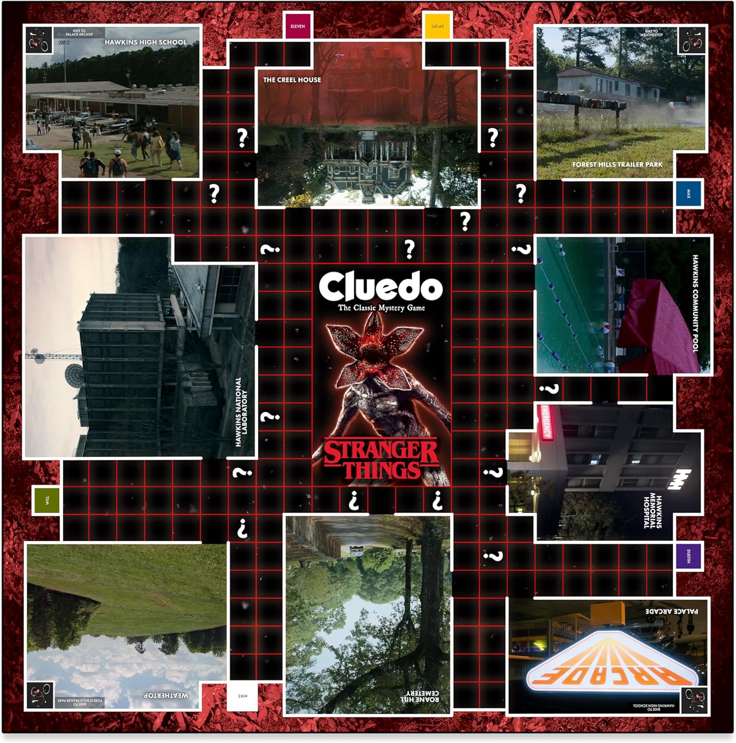 Winning Moves Stranger Things Cluedo Mystery Board Game, perfect for 2-6 players and a great gift for fans aged 12+