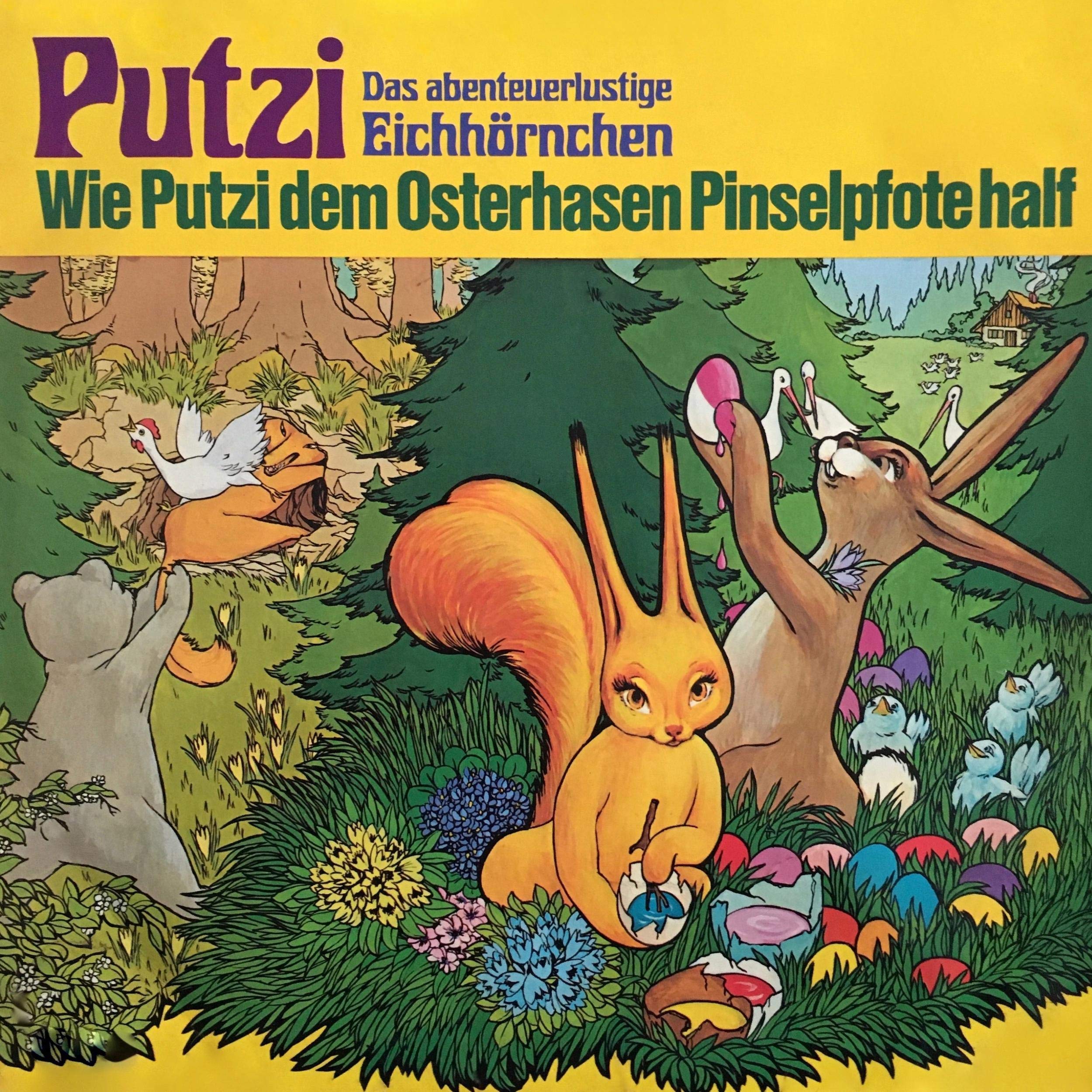 Wie Putzi dem Osterhasen Pinselpfote half