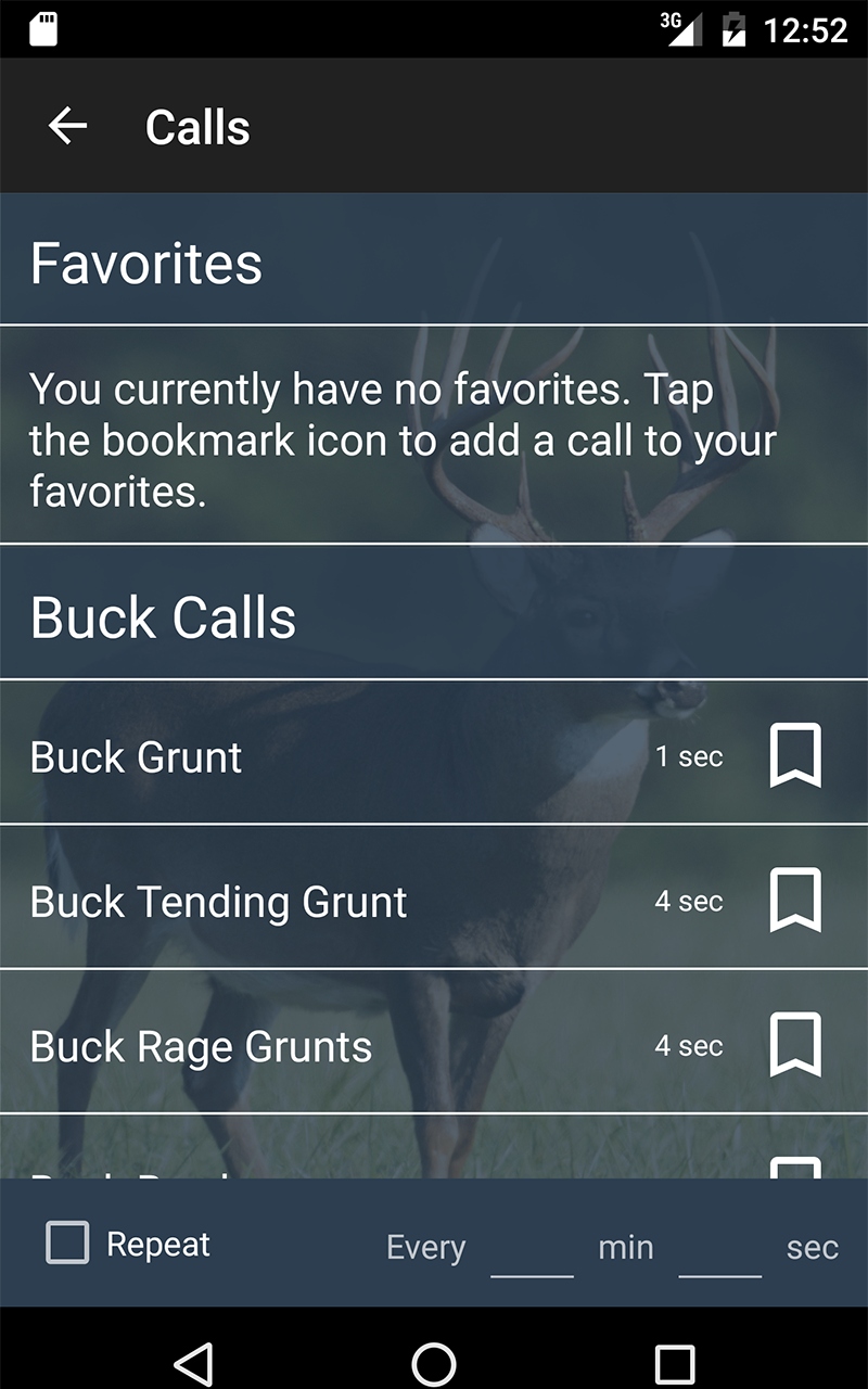 Whitetail Deer Calls App on Amazon Appstore