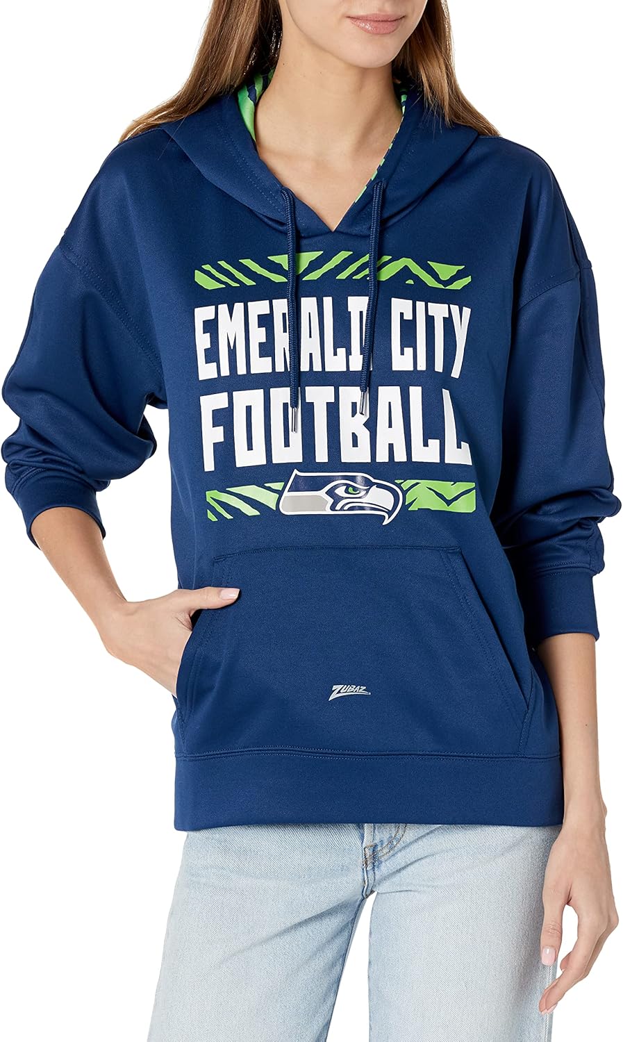 Zubaz NFL womens Womens Pullover Hoodie