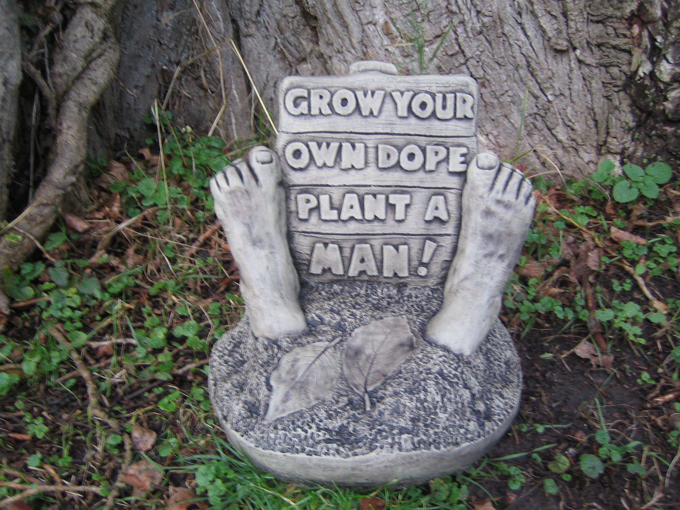 Neilsstonecraft Grey Grow Your Own Dope Stone Garden Ornament