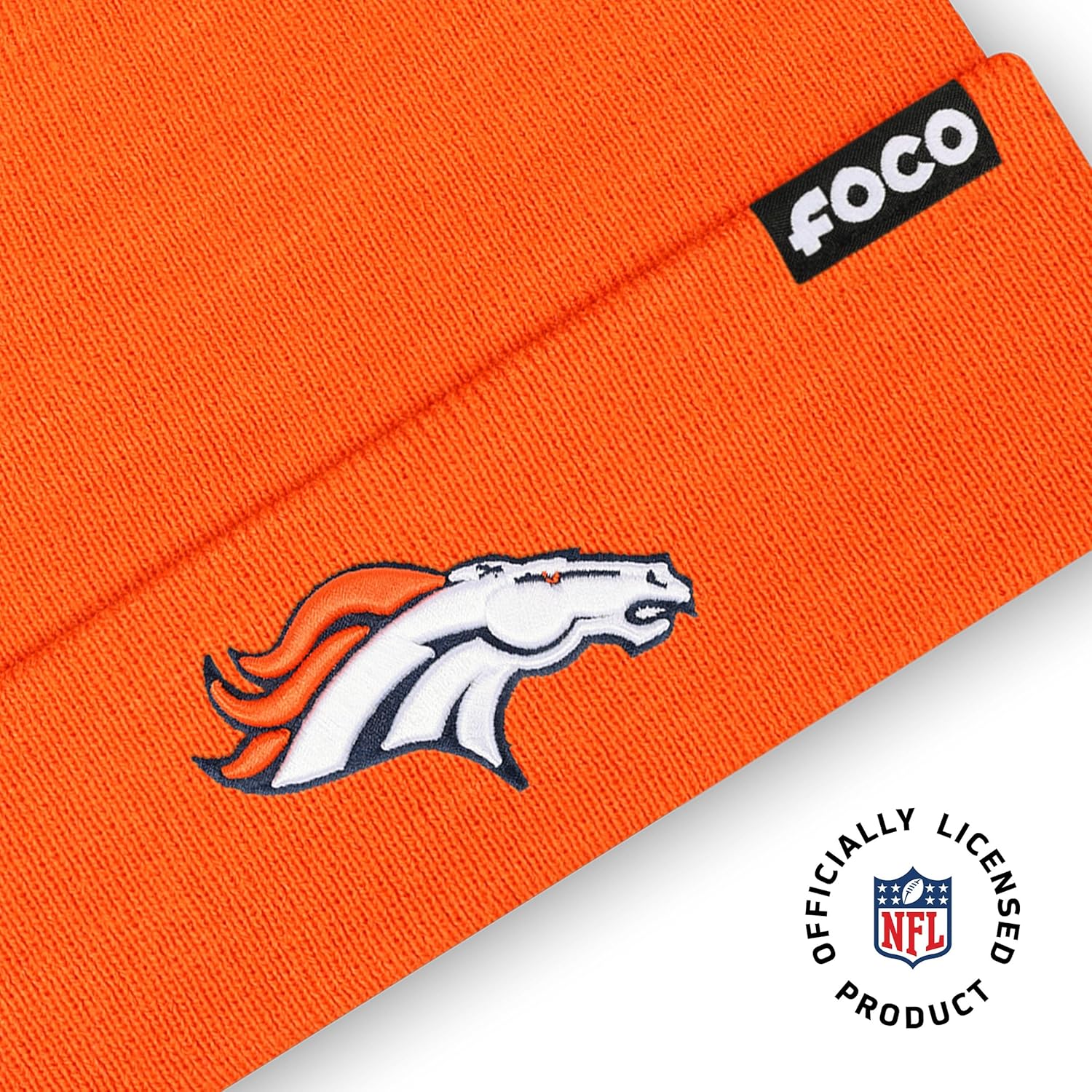 FOCO NFL unisex-adult Nfl Team Logo Adult Stretch Gloves With Winter Knit Hat Pom Beanie Set - Image 3