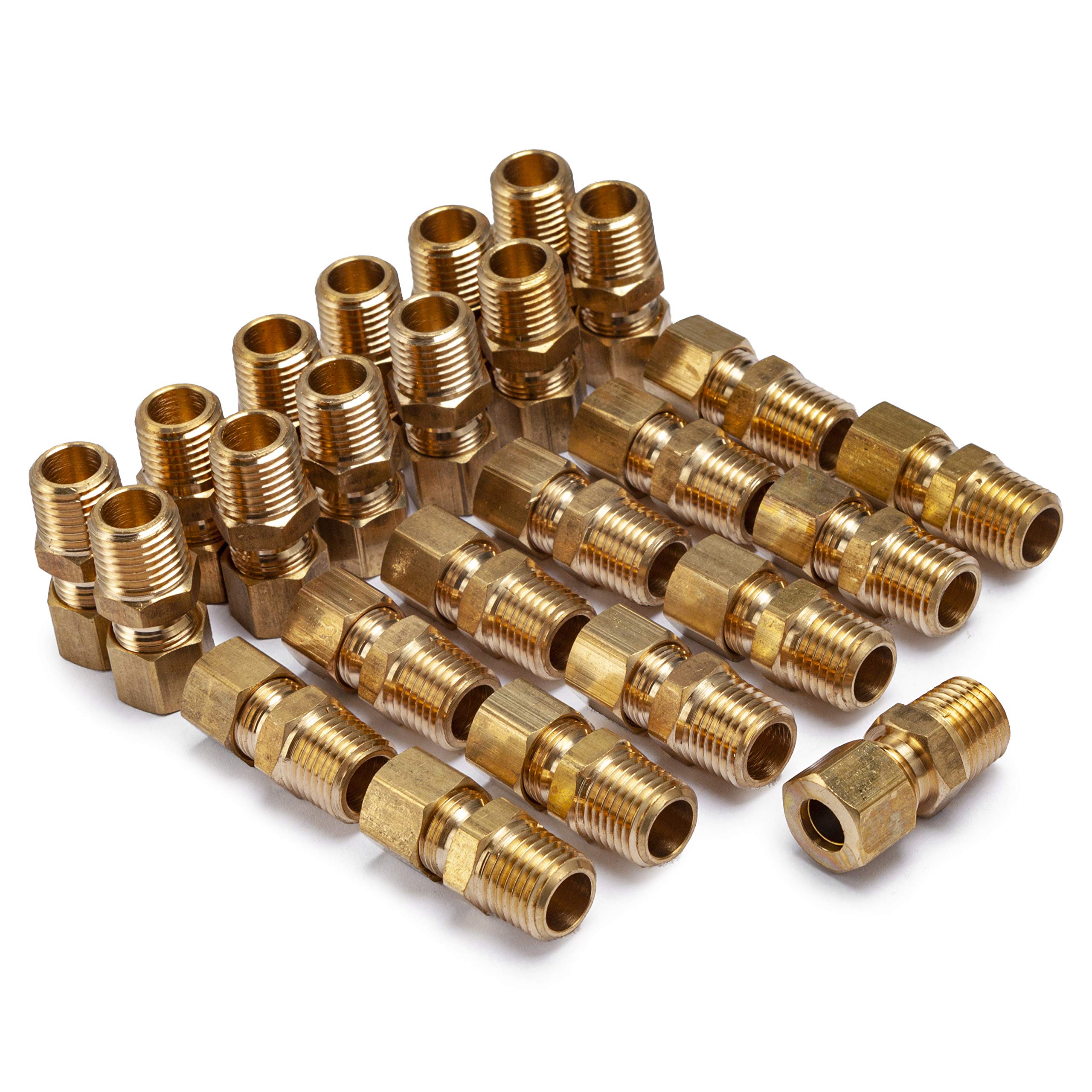 Raccord à compression 5/16 OD mâle 1/4 NPT évite les soudures sur vos circuits de fluides lot de 25