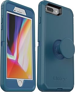 OtterBox + Pop Defender Series Case for iPhone 8 Plus & iPhone 7 Plus (ONLY) Non-Retail Packaging - Winter Shade