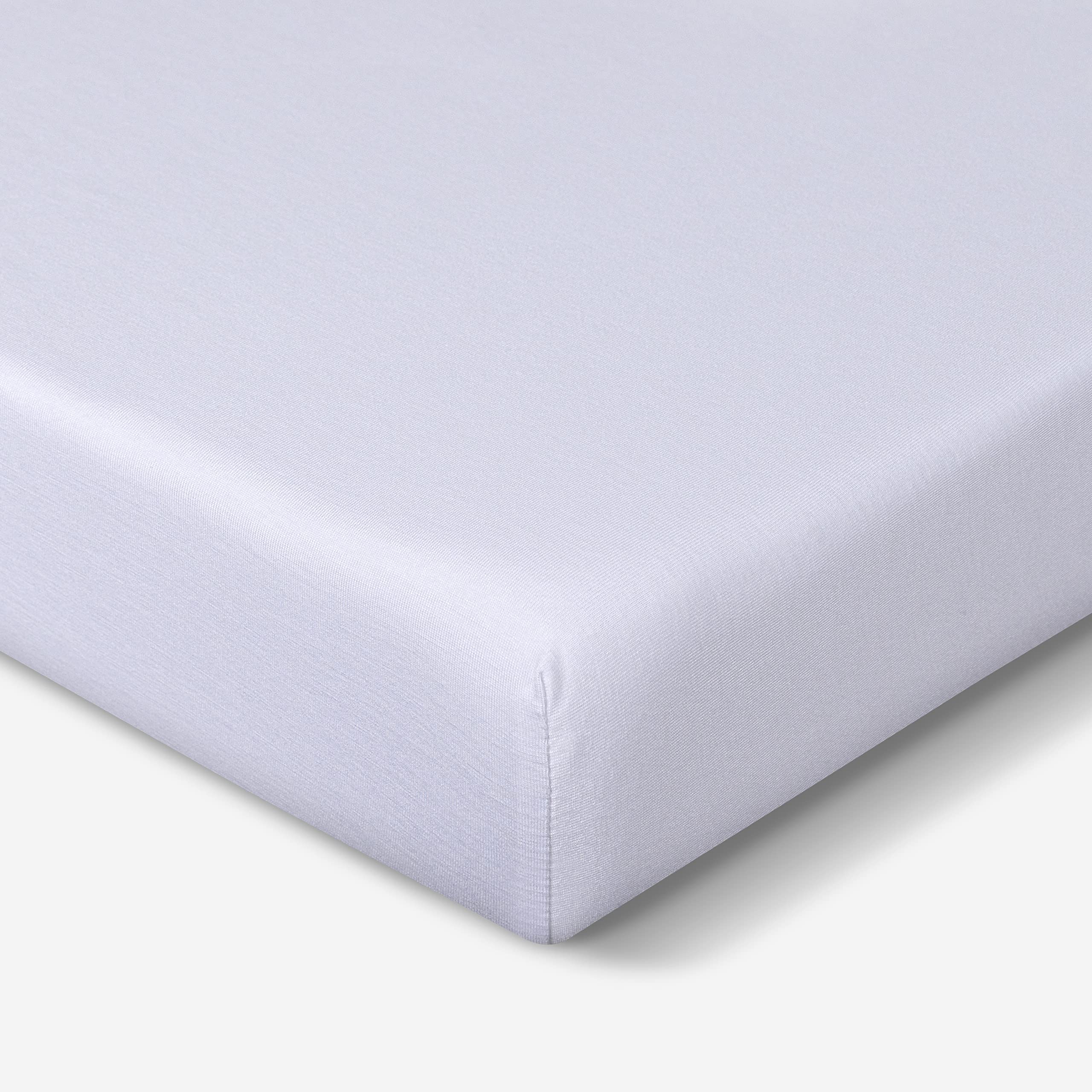 Bedgear Baby Hyper-Wool Performance Crib Sheet - Warmth Without Overheating and Fitted Crib Sheet, Soft Touch, Bright White