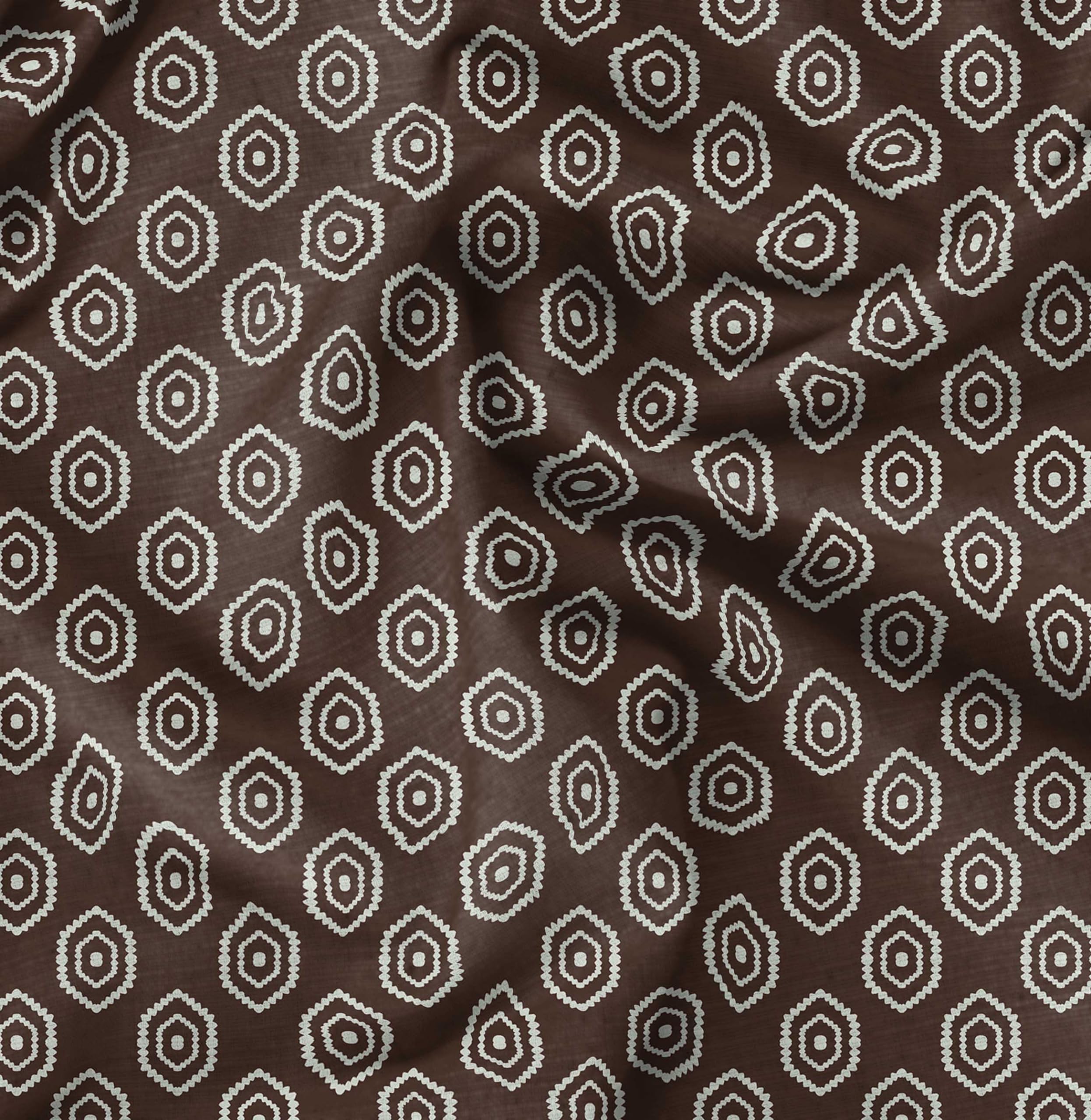 Soimoi Unstitched Crepe Fabric, 1 Yard - 42