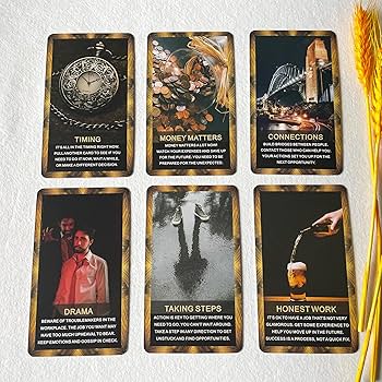 Amazon.co.jp: Tzxamsezキャリアオラクルカードデッキ、お金と人生の