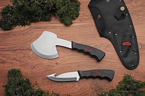 Miniatura 6 de Rite Edge Szco Supplies - Juego de cuchillos combinados de caza y hacha para cazasupervivencia, color negro