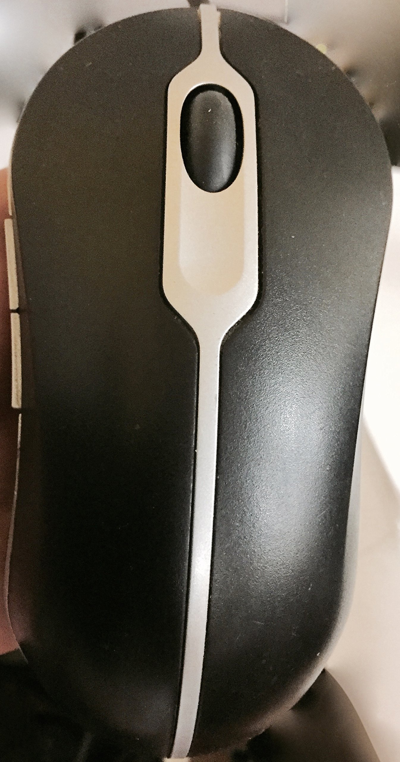 Genuine Dell Premium Optical 5-Button USB Black and Silver Corded