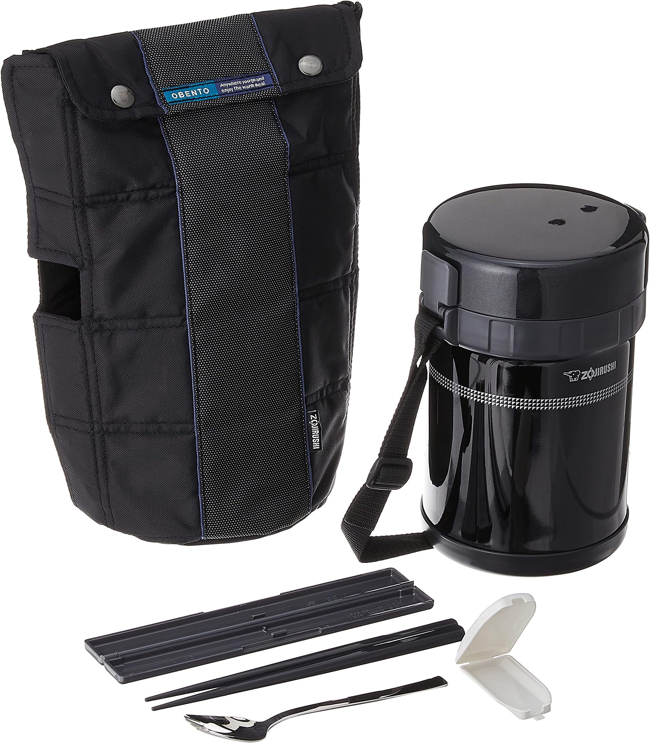Classic Bento Vacuum Lunch Jar - Black
