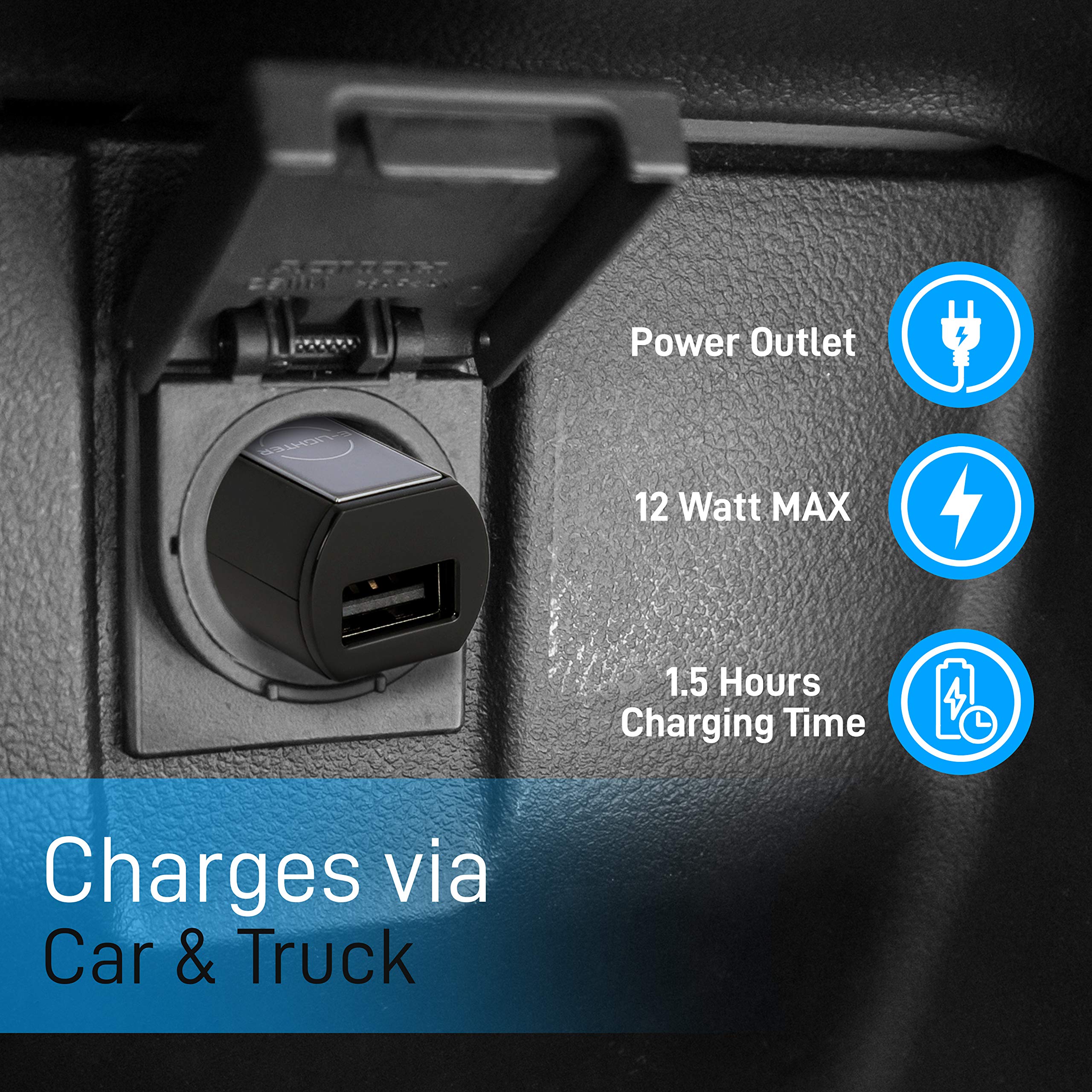 charge battery via cigarette lighter Amazon.com: Pyle USB Car Electric Cigarette Lighter