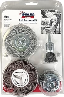 Weiler 36455 Die Grinder/Drill Accessory Kit, 4 Piece