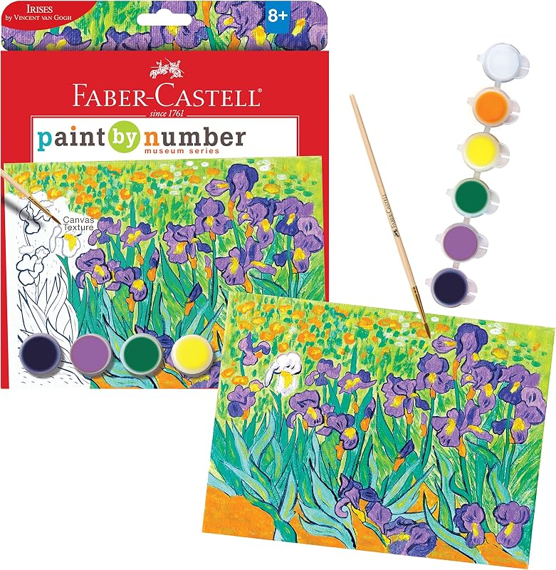 Faber-Castell Museum Series Paint by Numbers: Van Gogh Irises