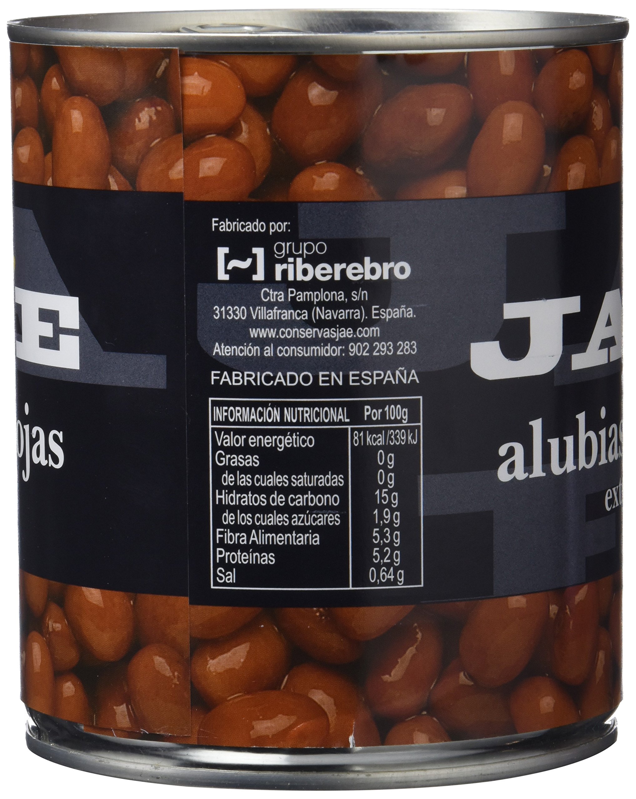 Alubia Roja Legumbre Cocida - Paquete de 6 x 500 gr