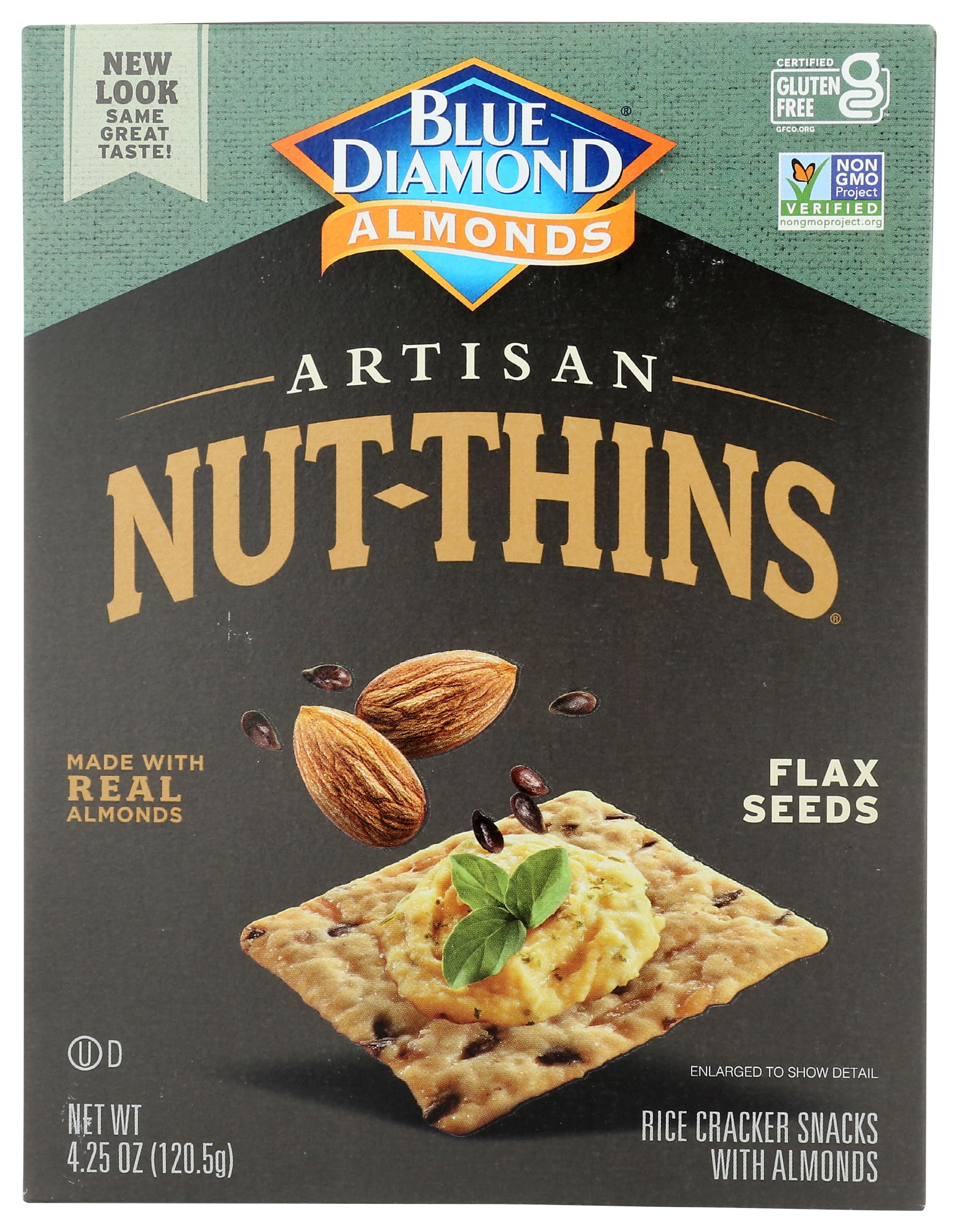 Blue Diamond Almonds Flax Seeds / 4.25 Ounce (Pack of 1) / 1 Crackers