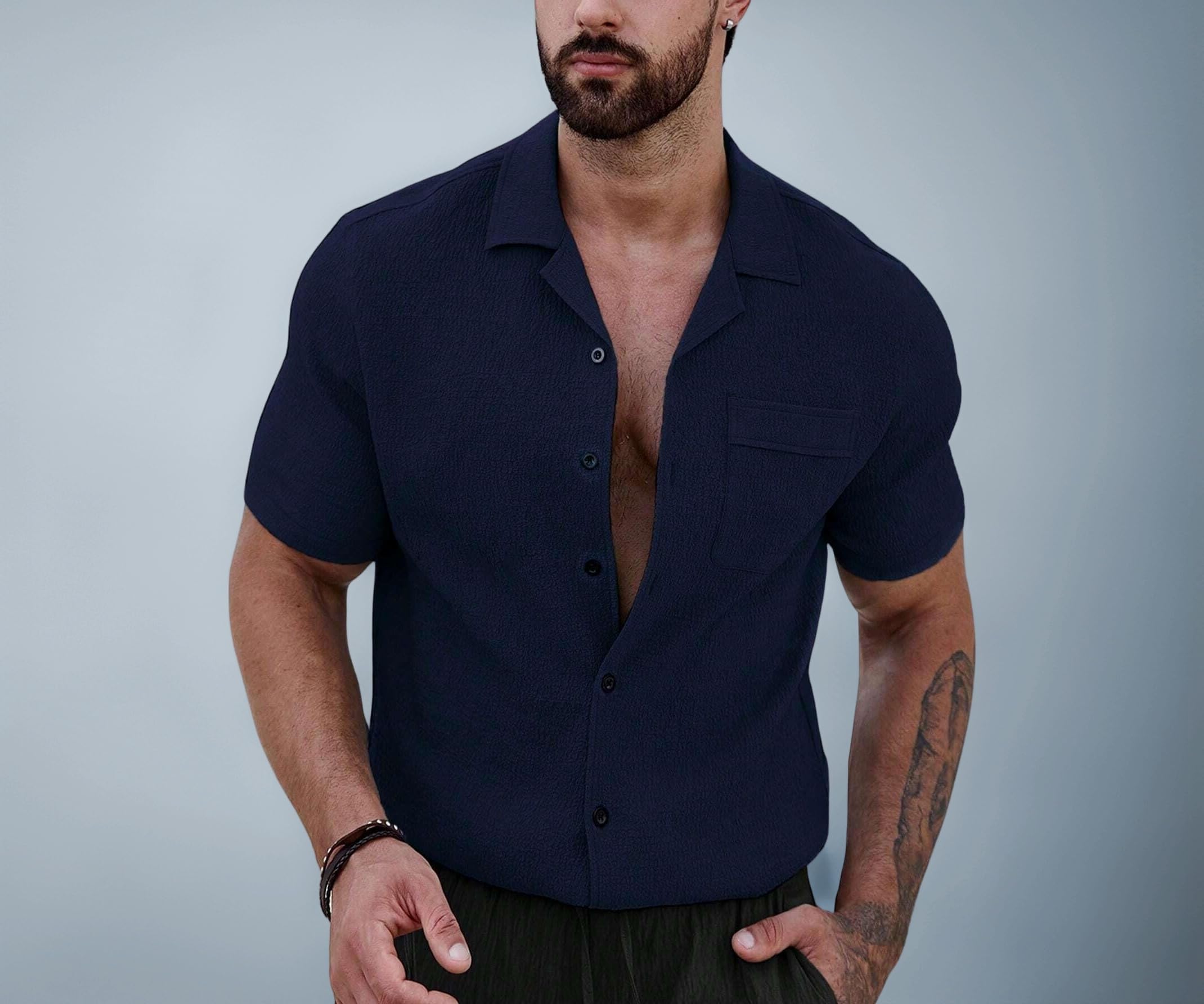 Shirt for Men || Casual Regular Fit Stylish Shirt || Available in Combo Pack of 2 (D-16-23)