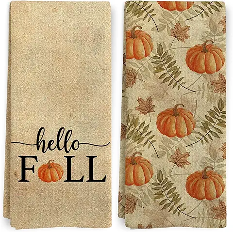Budget-friendly Fall Kitchen Towels to add warmth and charm – must-have in affordable fall decor ideas