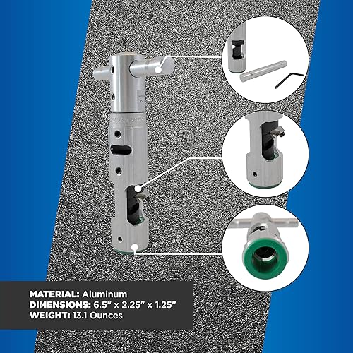 Miniatura 3 de Cablematic CST 750 - Herramienta de extracción y pelado verde para técnicos profesionales, electricistas e instaladores, herramienta fácilmente