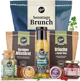 Gepp’s Feinkost Wundertüte I Sonntags-Brunch I Geschenkset | Mit Delikatessen I Aprikose & Yuzu I Feige-Fruchtaufstrich I Köstlichkeiten für ein perfektes Frühstück