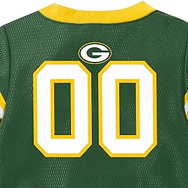 NFL Green Bay Packers Baby-Boy Dazzle Bodysuit, Team Color, 6-12 Months (138781160PKR612-308)