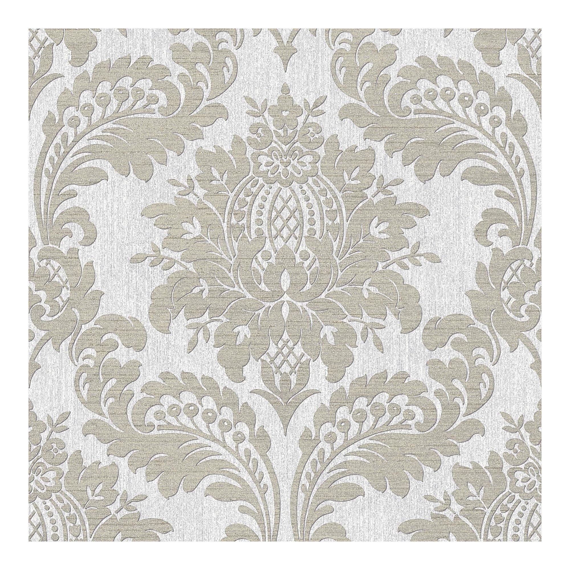 Boutique By Graham & Brown Grey Boutique Archive Damask Wallpaper | Paste The Wall | Damask | Eco-Friendly