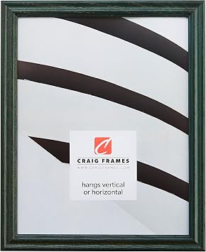 Craig Frames 4x5 Green Picture Frame, Wall Decor for Art and Photos