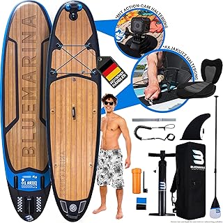 Bluemarina Stand Up Paddling Board Ariki | 𝟓 𝐉𝐀𝐇𝐑𝐄 𝐆𝐀𝐑𝐀𝐍𝐓𝐈𝐄 - SUP Board - Stand Up Paddle - Standup Paddle Board - Surfbrett | 305x76x13,5cm | 325x86x16,5cm
