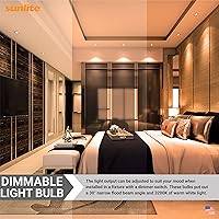 Vista 7 de Sunlite 03455 MR11 Bombilla halógena reflectora, 10 vatios, inundación estrecha de 30°, 6 voltios, 90 lúmenes, vida útil de 2000 horas, regulable