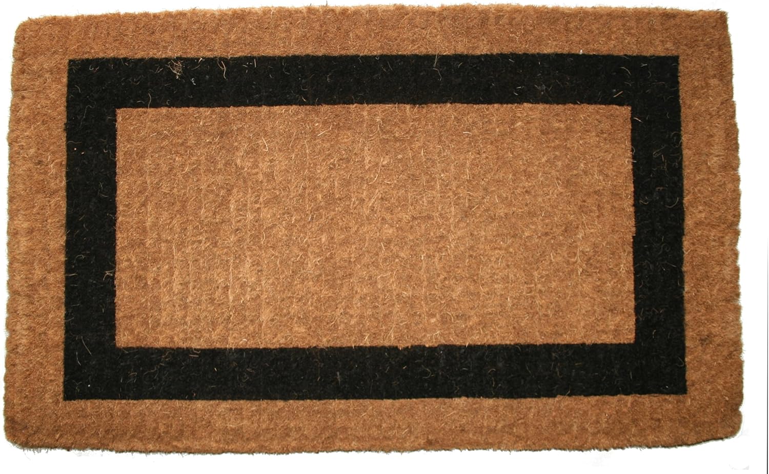 697TCM-M Imports Decor Printed Coir, 48 by 24-Inch, Classic Single Black Border Doormat