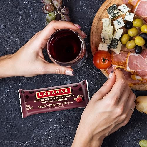 Miniatura 9 de Larabar - Barra de frutas y nueces, doble trufa de chocolate, 25.6 onzas, caja de 16 unidades
