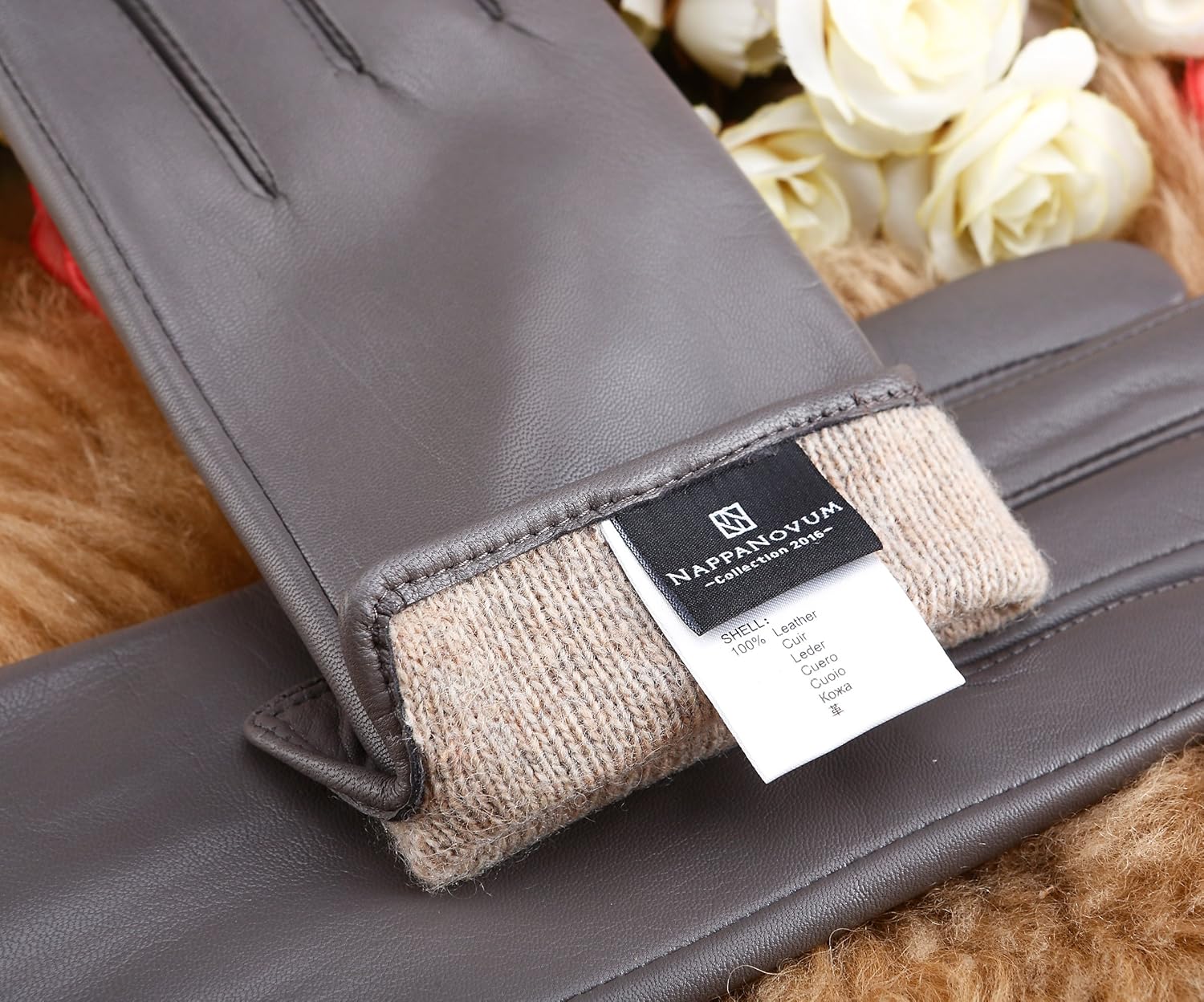 Women's Italian Leather Gloves Lambskin Winter Comfort Gloves (Touchscreen or Non-Touchscreen) - Image 5