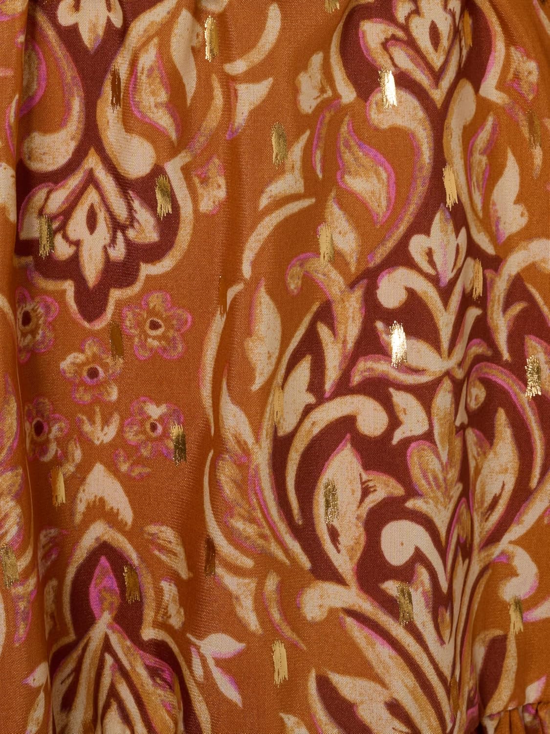 Adrianna Papell Women's Printed Short Dress, Brown Multi - Image 3