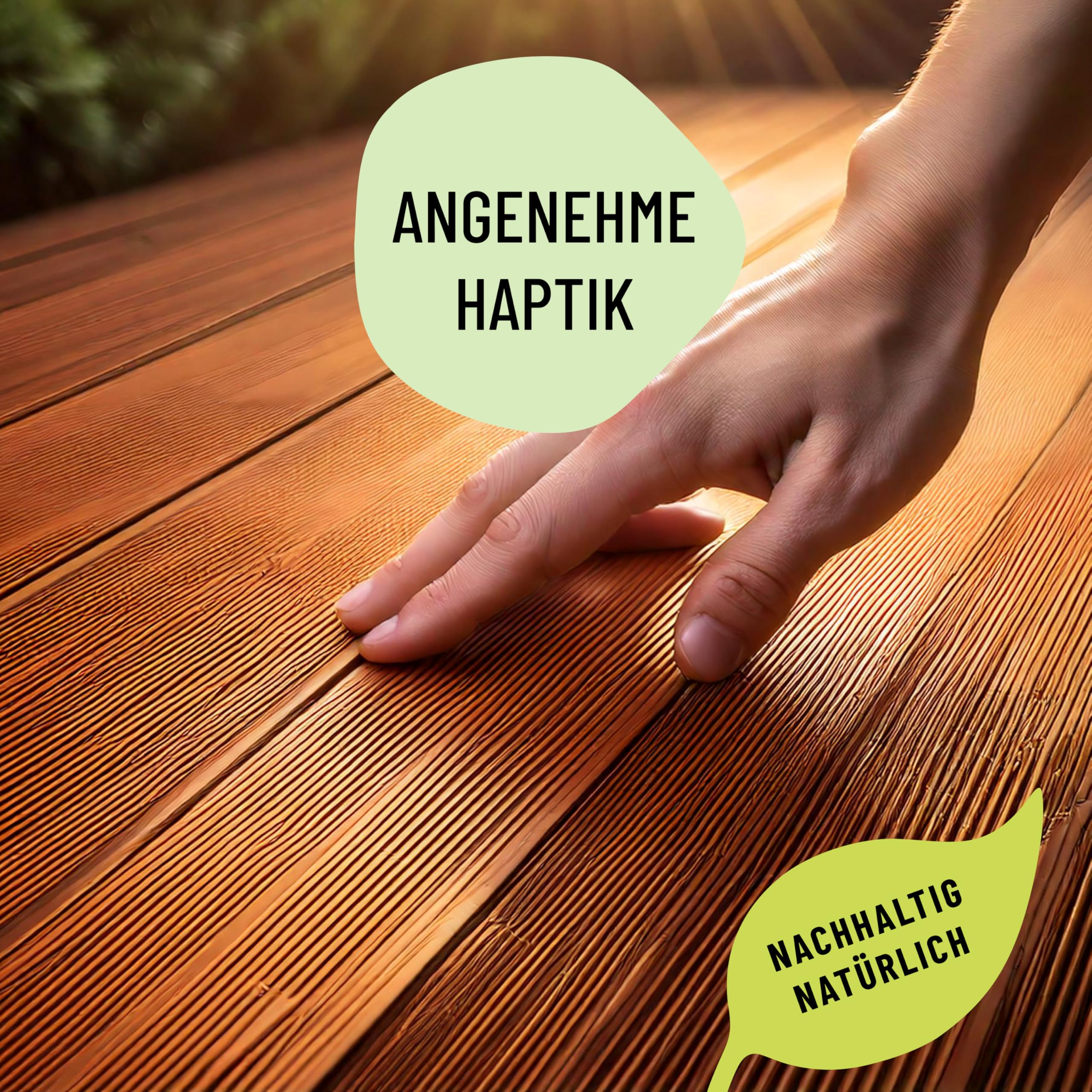 ECO Terrassenöl für Außen | Nachhaltiges Holzöl, wasserfest, schnelltrocknend - Made in Germany (2,5L - farblos)