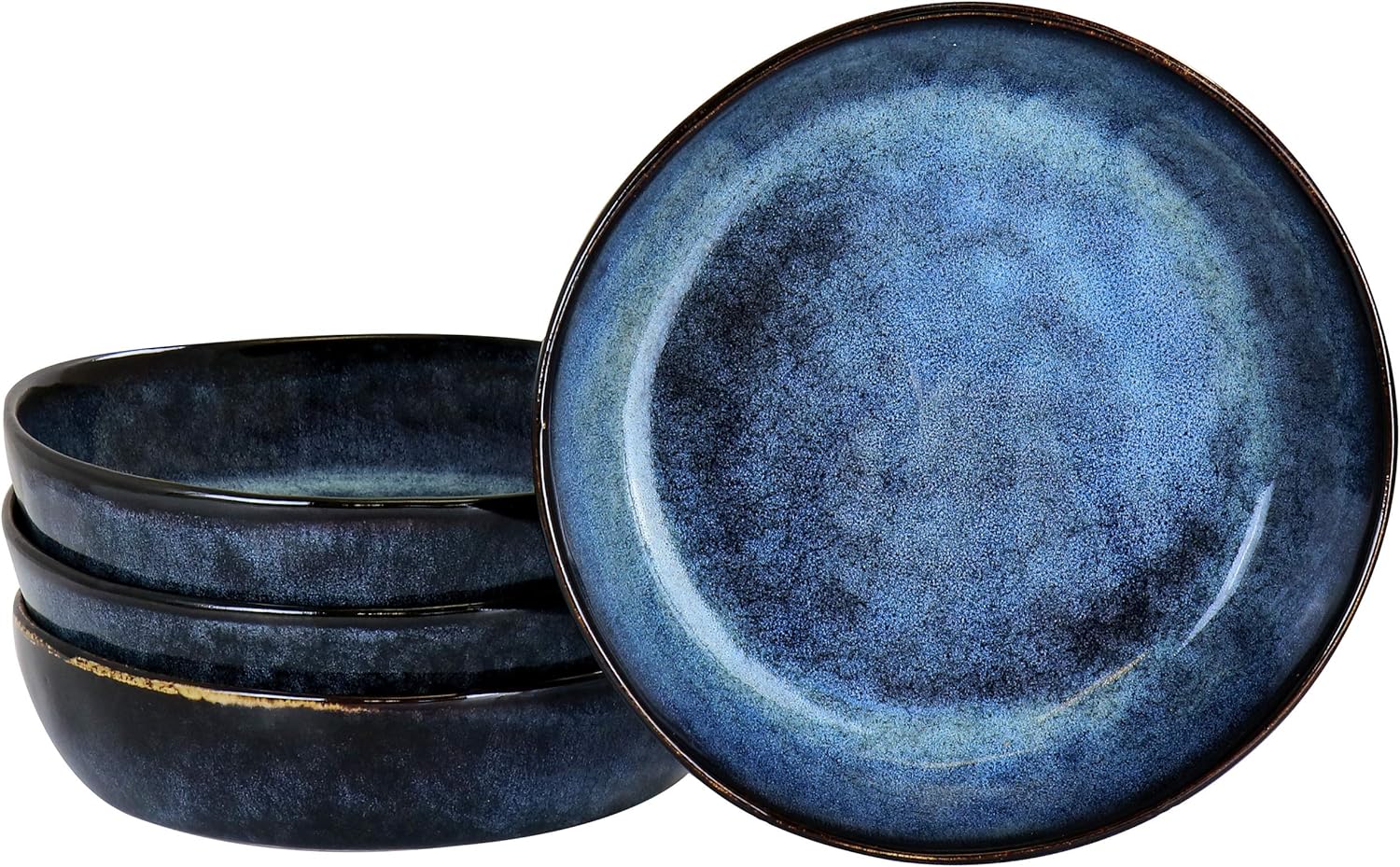 Elama Pasta Bowl Set Noemi Collection, 5 Piece, Blue: Kitchen & Dining