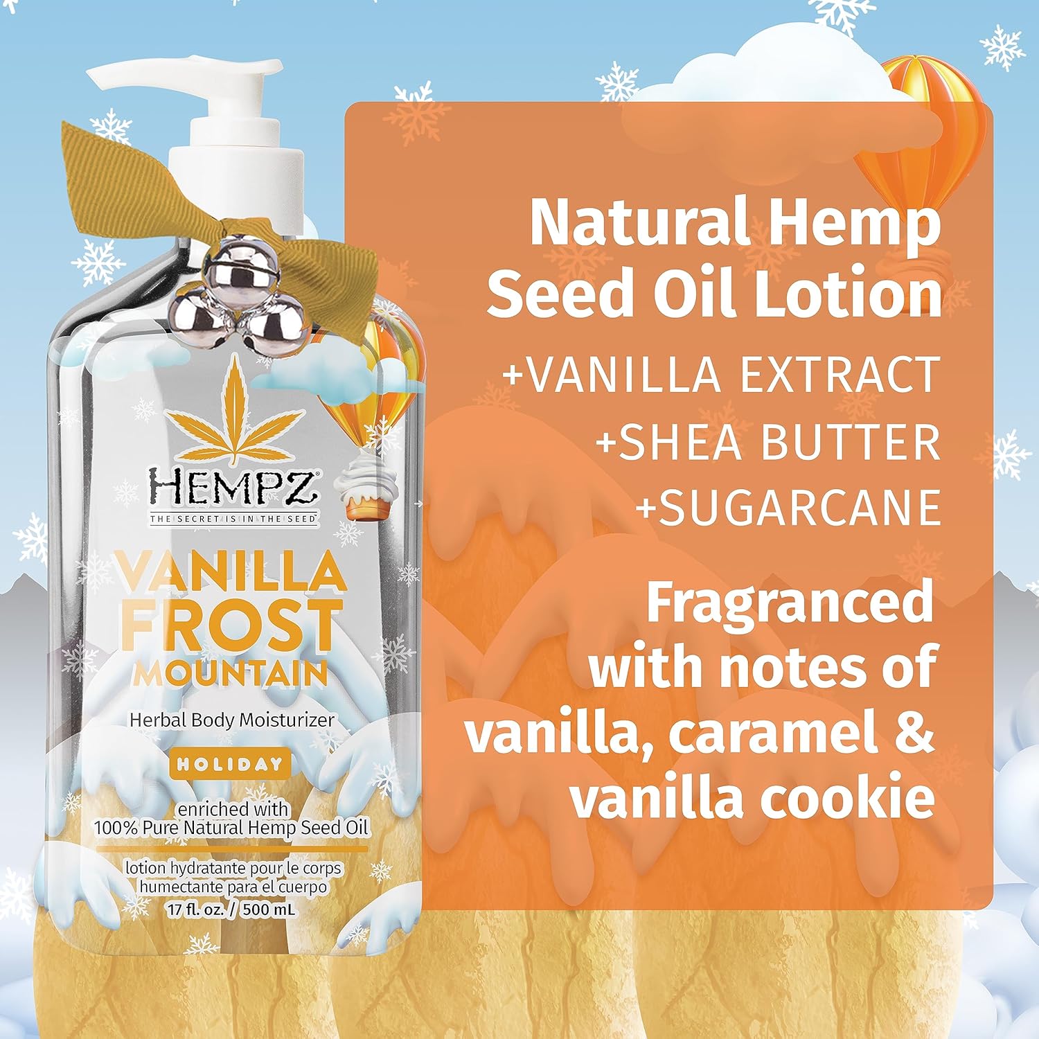 Hempz Vanilla Frosted Body Moisturizer