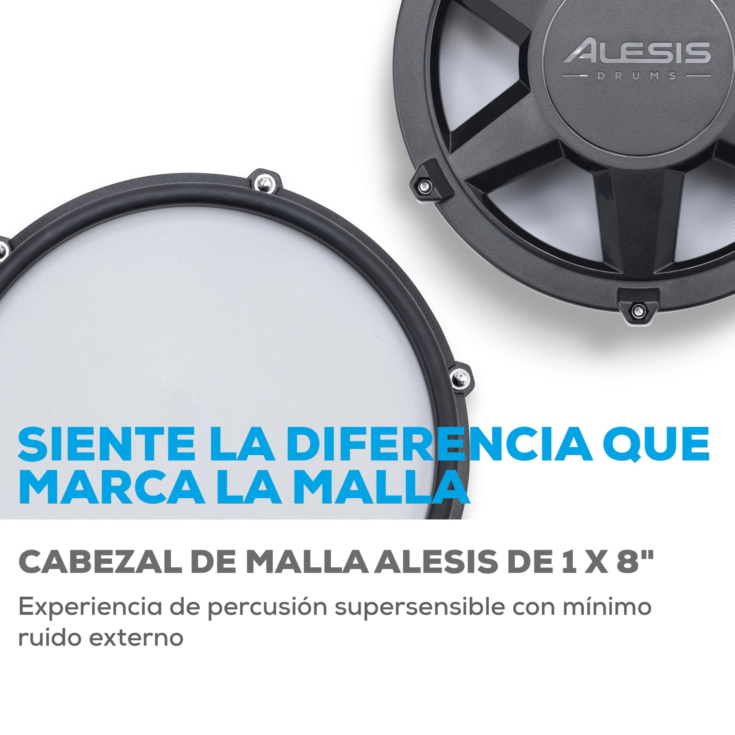 Alesis Pack de Expansión Drums Nitro Max - Expansión de Set de Batería Eléctrica para Kit Nitro Max, Pad Tom de Malla, Platillo 10" con Choke y Cables