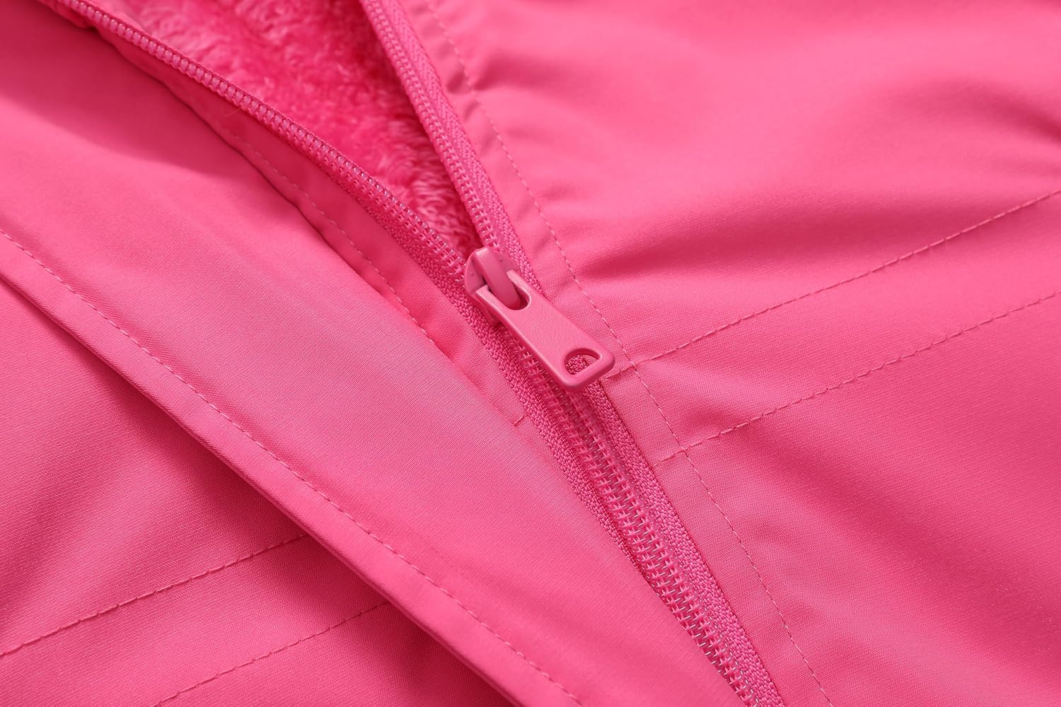 Girls Waterproof Winter Jacket Fleece Lined Hooded Coat,Kid's Warm Insulated Parka for School & Outdoor Play
