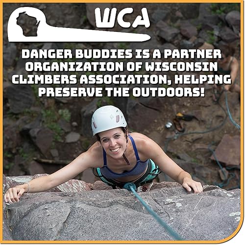 Miniatura 8 de Danger Buddies Anillo adaptador de trípode para cámara, instalación y liberación rápida de 14 "-20 para cuello y correa de muñeca para eslingas y