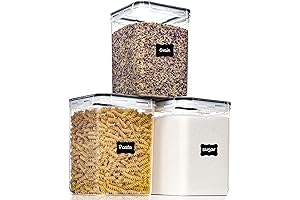5.2L Large Airtight Food Storage Containers with Lids Set