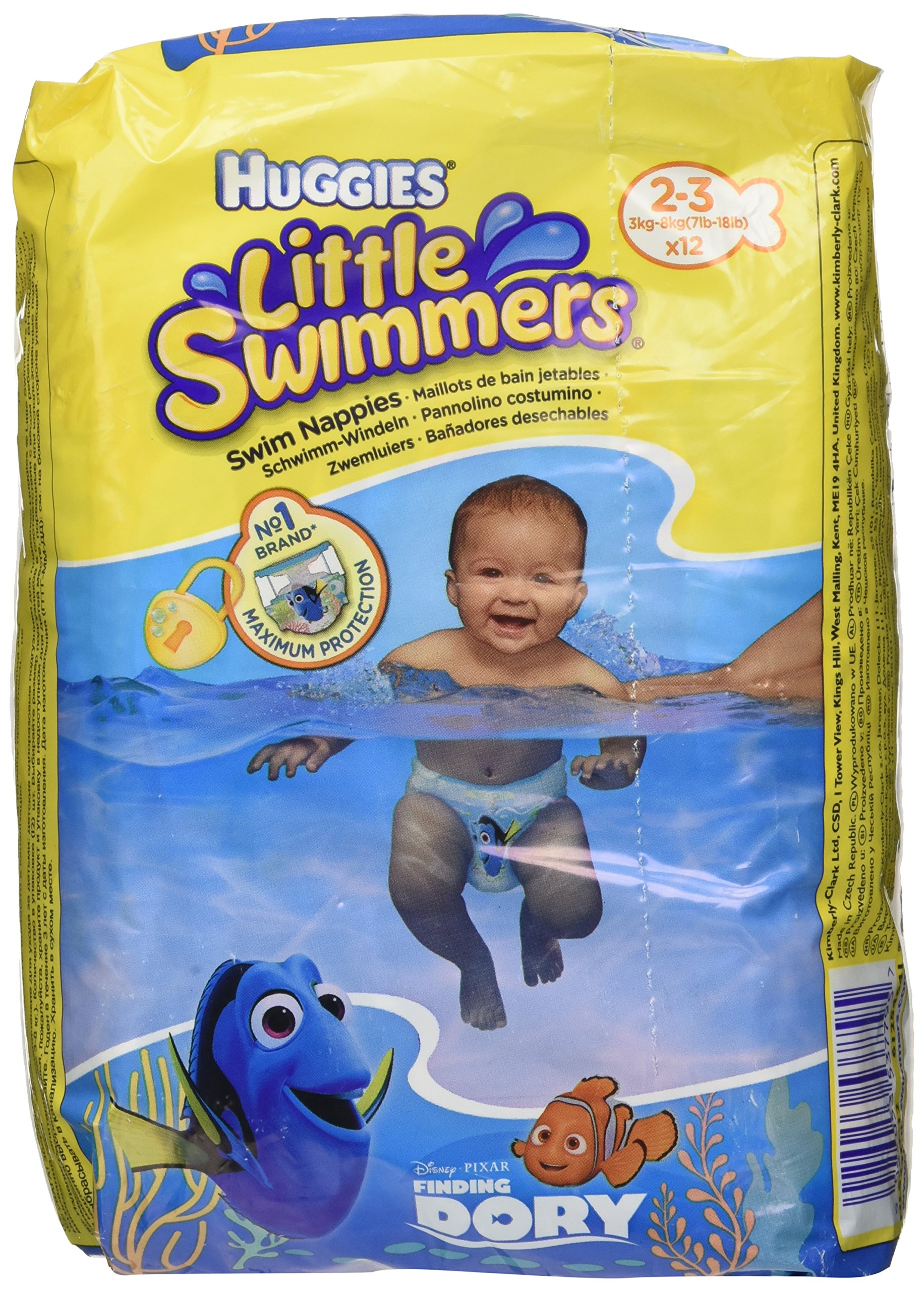 Little Swimmers Size 2-3, Pack of 12
