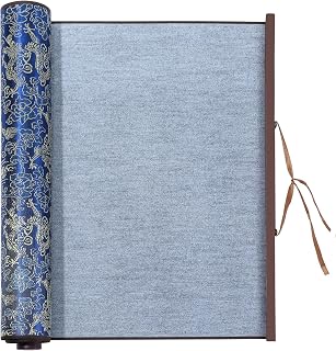 TAHULIK Magic Canvas Paint with Water, Reusable 30.7×15 Inch Chinese Calligraphy Paper, Water Drawing Writing Cloth Scrolls, Professional Water Drawing Mat No Ink or Paper Waste