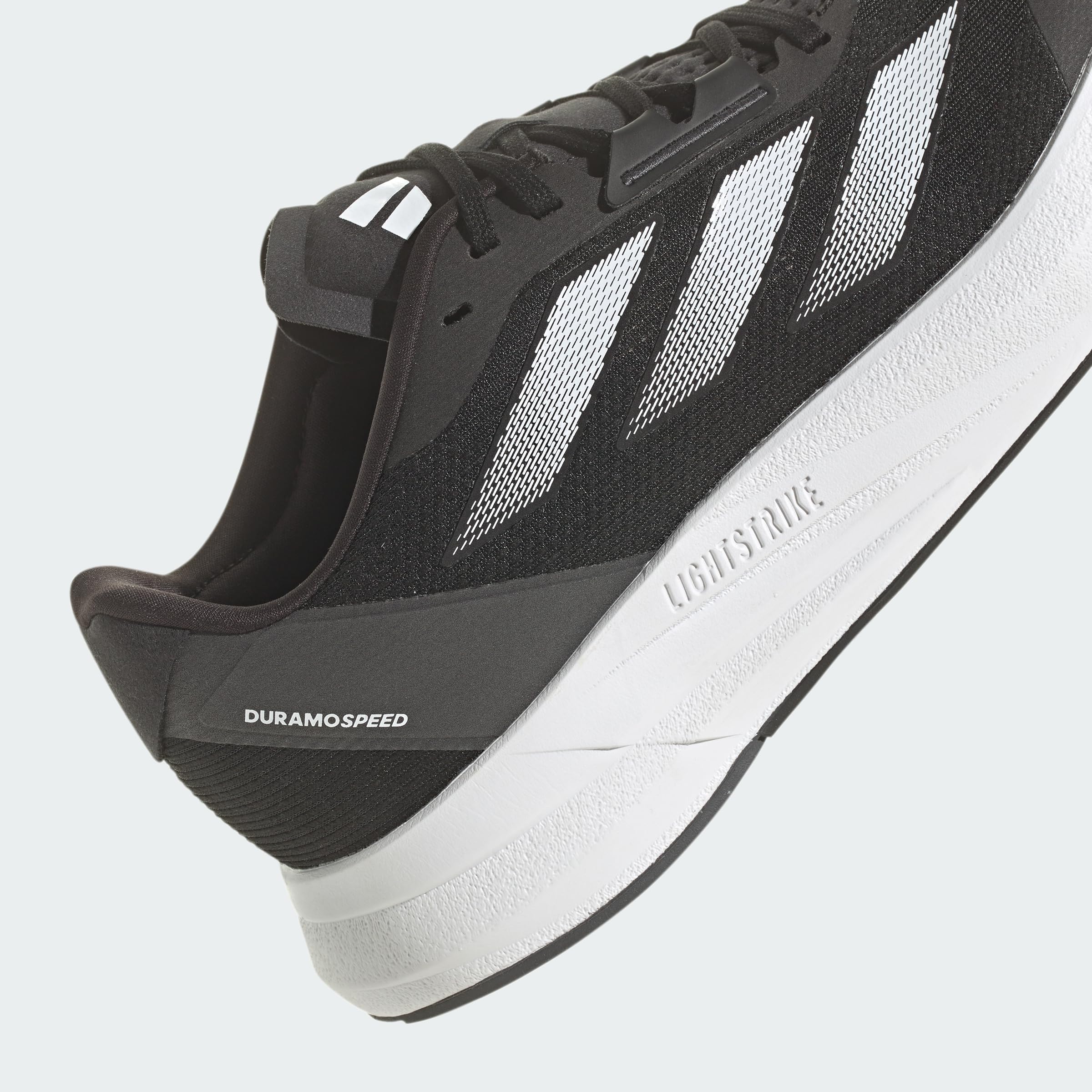 adidas Mujer Duramo Speed Running Shoes, Core Black / Cloud White / Carbon, 38 2/3 EU