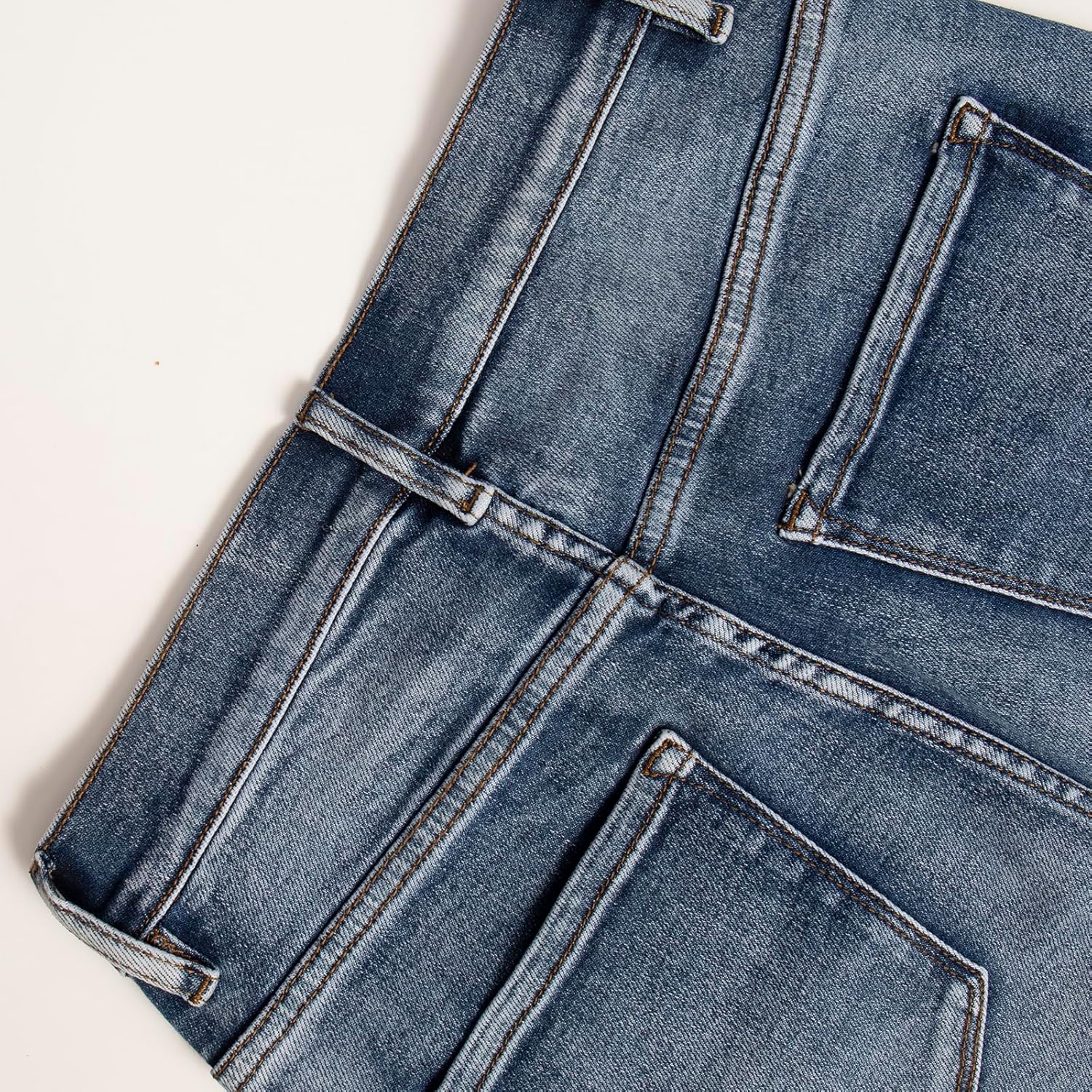 Women's High Waisted Boyfriend Jeans - Distressed Denim, Stretch Casual Blue Jeans with Frayed Hem for Everyday Wear - Image 7