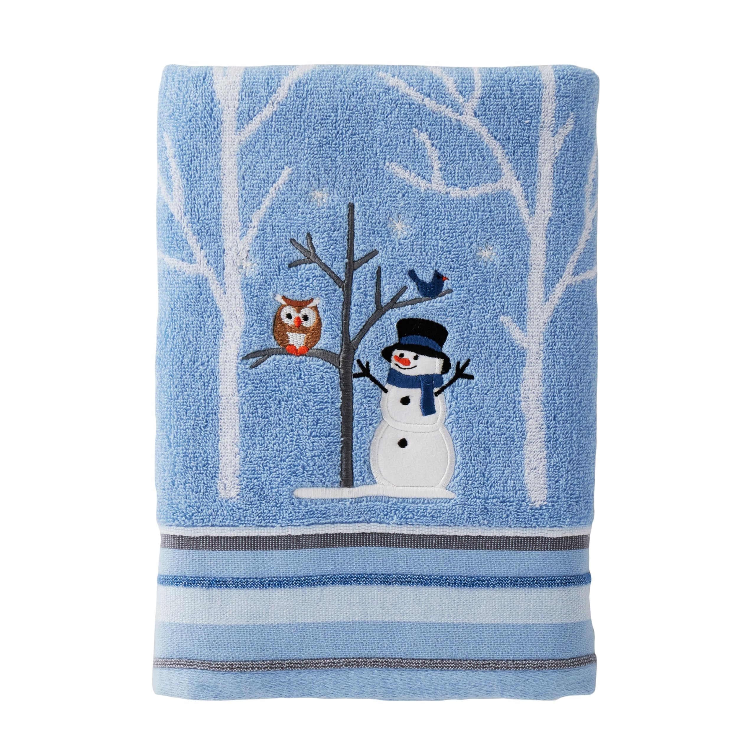 Amazon.com: SKL Home Christmas Winter Friends Snowman 100% Cotton