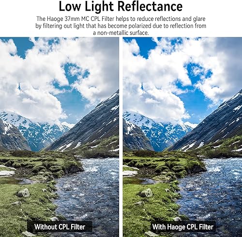 Miniatura 3 de Haoge Filtro polarizador circular multicapa MC CPL de 1.811 in para Olympus M.Zuiko Digital ED 0.669 in F1.8 0.472 in F2.0, Carl Zeiss C Sonnar T