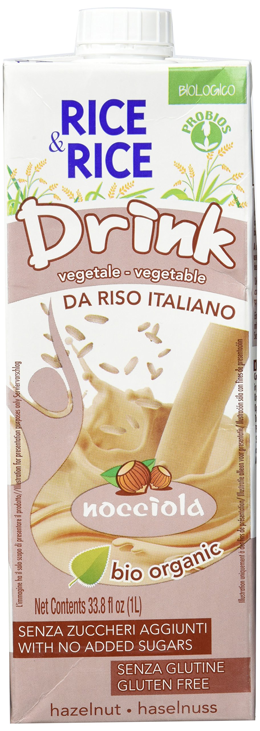 RICE&RICE Reisgetränk mit Haselnuss (1 x 1 l)