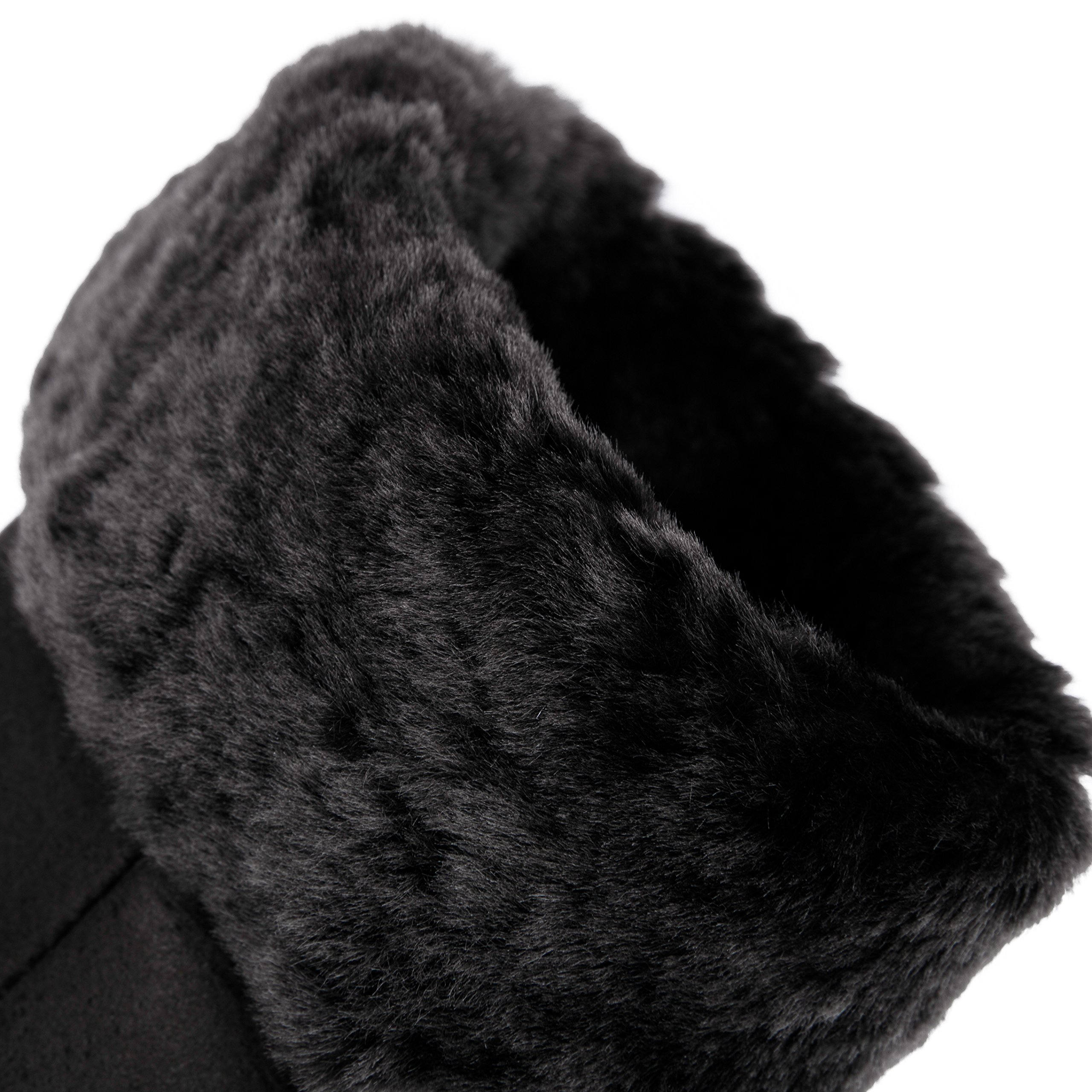 Lammfell Fäustlinge von WERNER CHRIST – warme, Lange Unisex Fausthandschuhe aus echtem Fell, Winter-Handschuhe für Damen und Herren in schwarz, braun & dunkel-braun, Größe 5, 6, 7, 8, 9 und 10