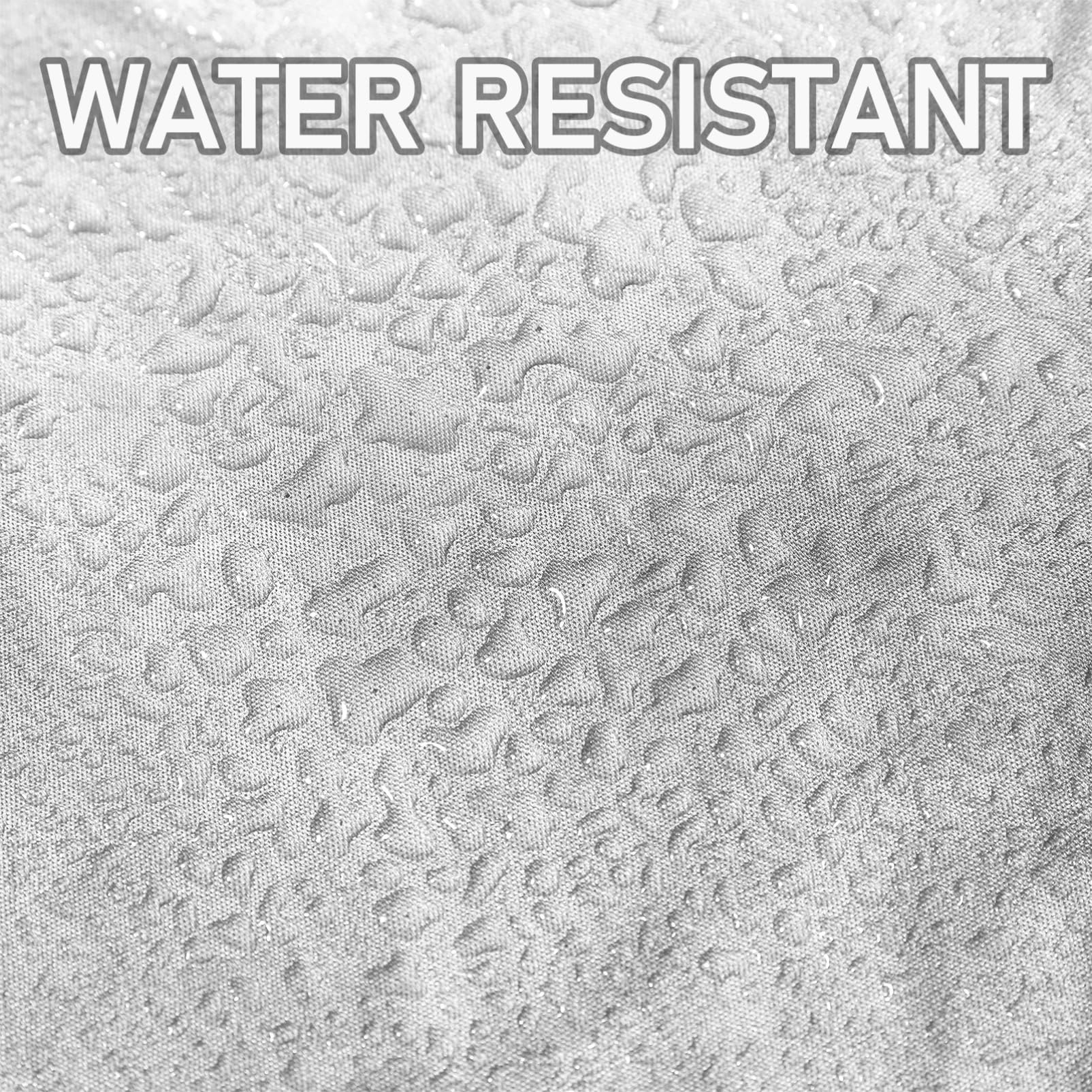 ULTECHNOVO 170t Outdoor Car Cover XL Silver Coated Protector for Snow Wind Protection Versatile Weather Automobile Cover for — view 4